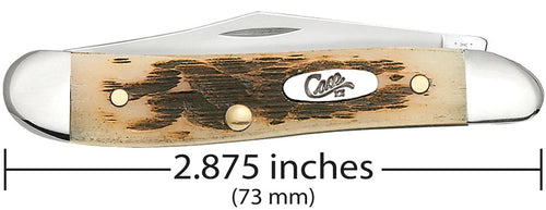 Case XX Amber Bone Peach Seed Jig Peanut