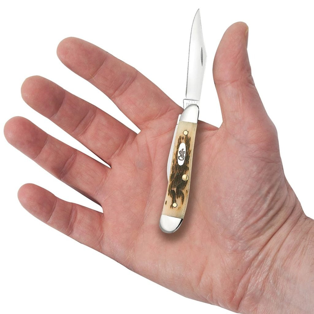 Case XX Amber Bone Peach Seed Jig Peanut