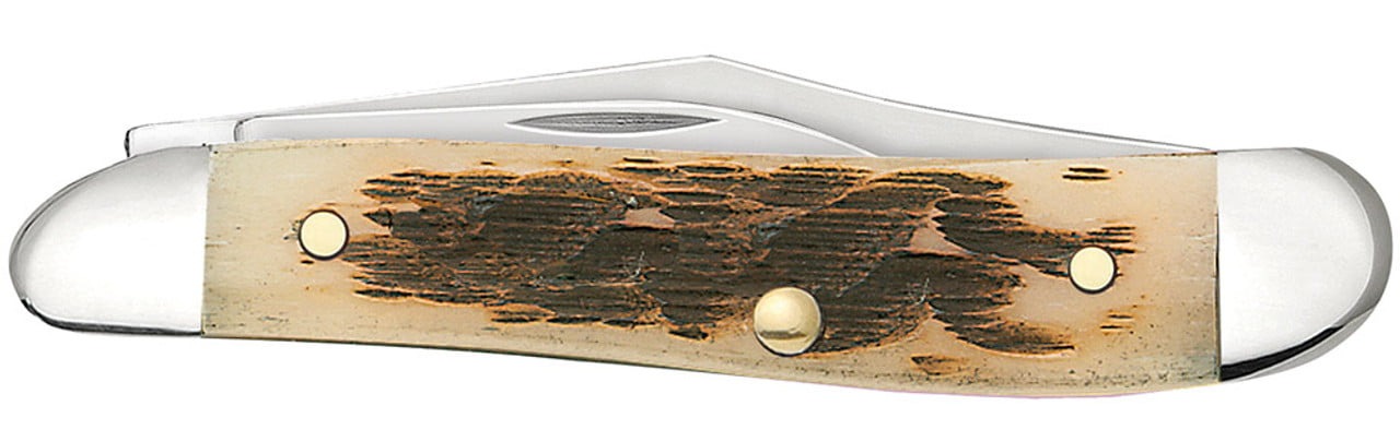 Case XX Amber Bone Peach Seed Jig Peanut