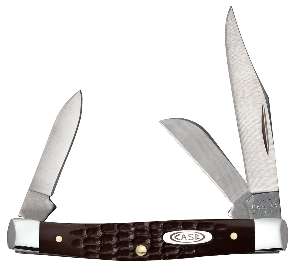 Case XX Brown Synthetic Standard Jig Small Stockman