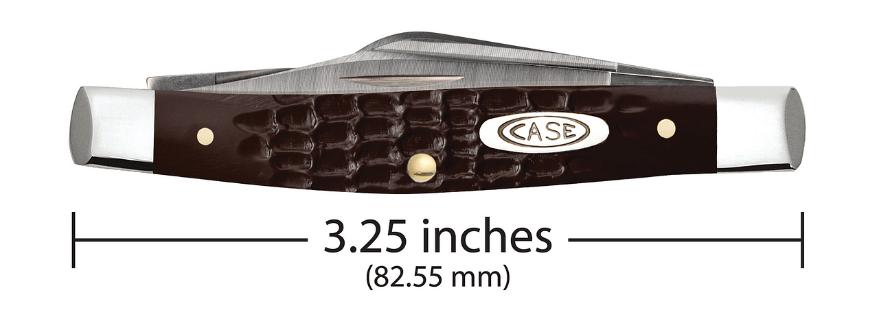 Case XX Brown Synthetic Standard Jig Small Stockman
