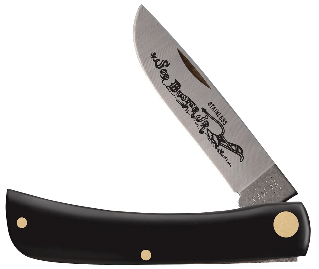 Case XX Black Synthetic Smooth Sod Buster Jr