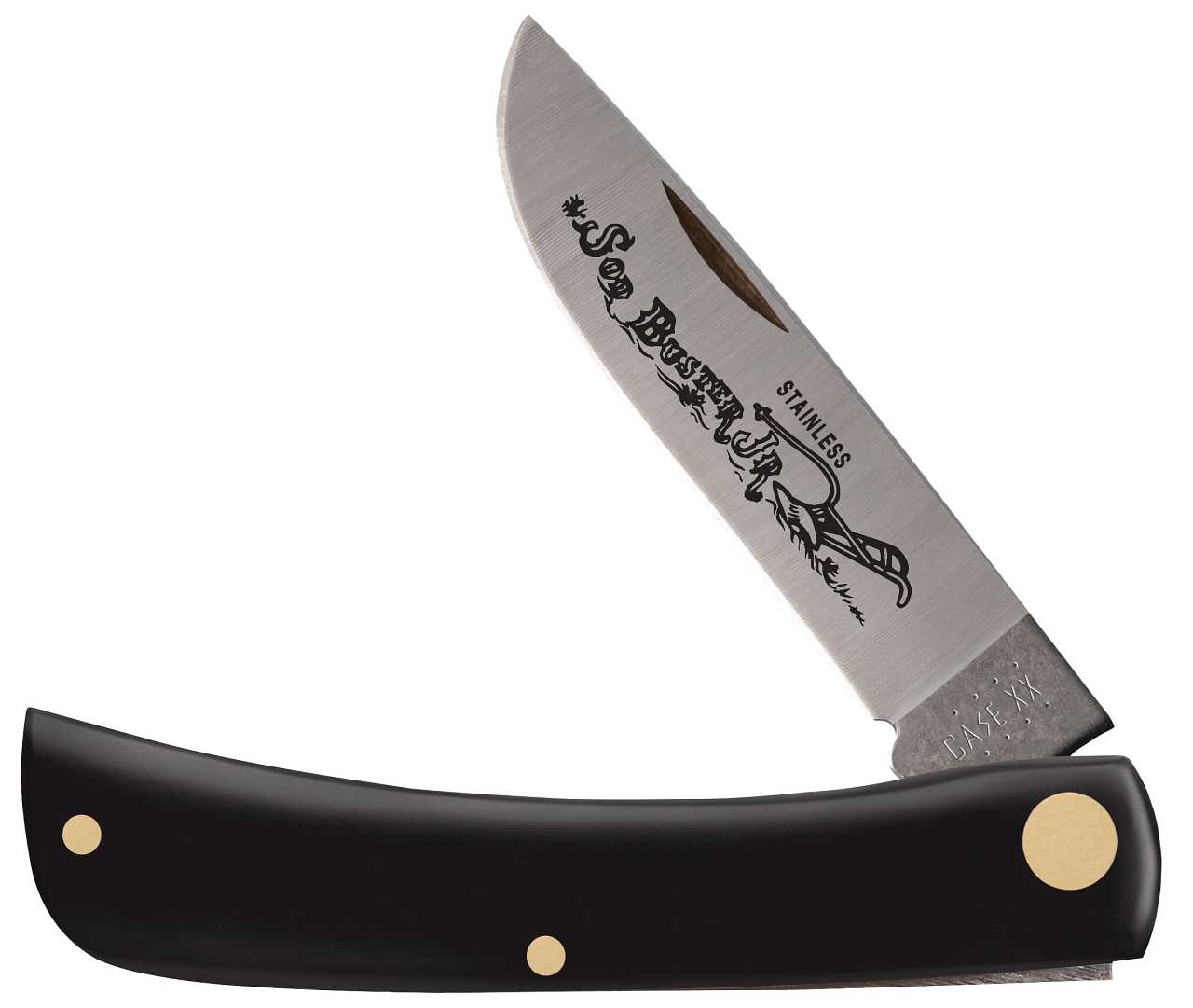 Case XX Black Synthetic Smooth Sod Buster Jr