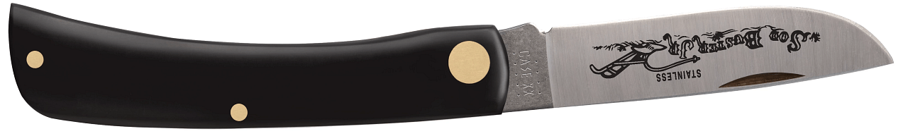 Case XX Black Synthetic Smooth Sod Buster Jr