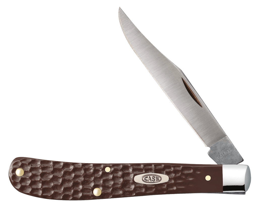 Case XX Brown Synthetic Standard Jig Slimline Trapper