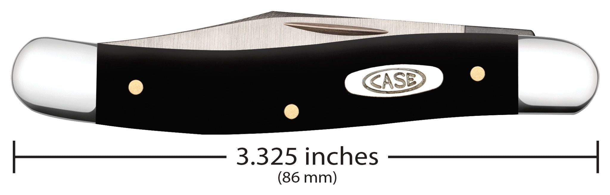 Case XX Black Synthetic Smooth Medium Jack