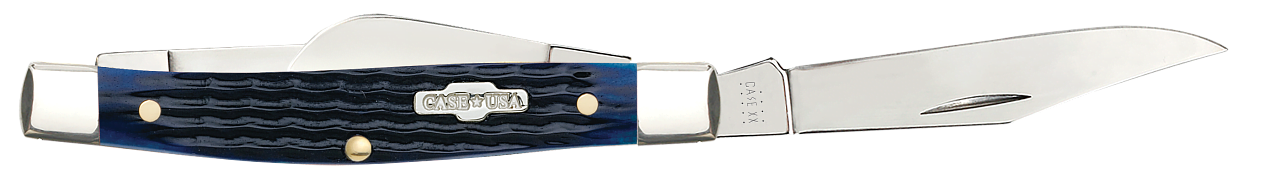 Case XX Blue Bone Rogers Corn Cob Jig Medium Stockman