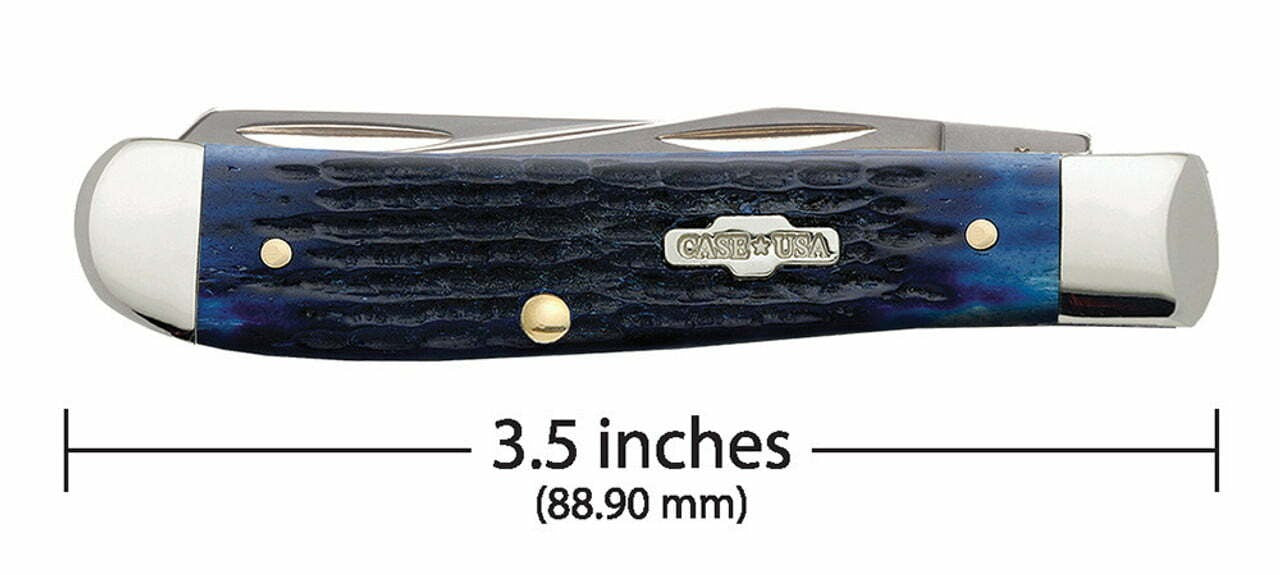 Case XX Blue Bone Rogers Corn Cob Jig Mini Trapper