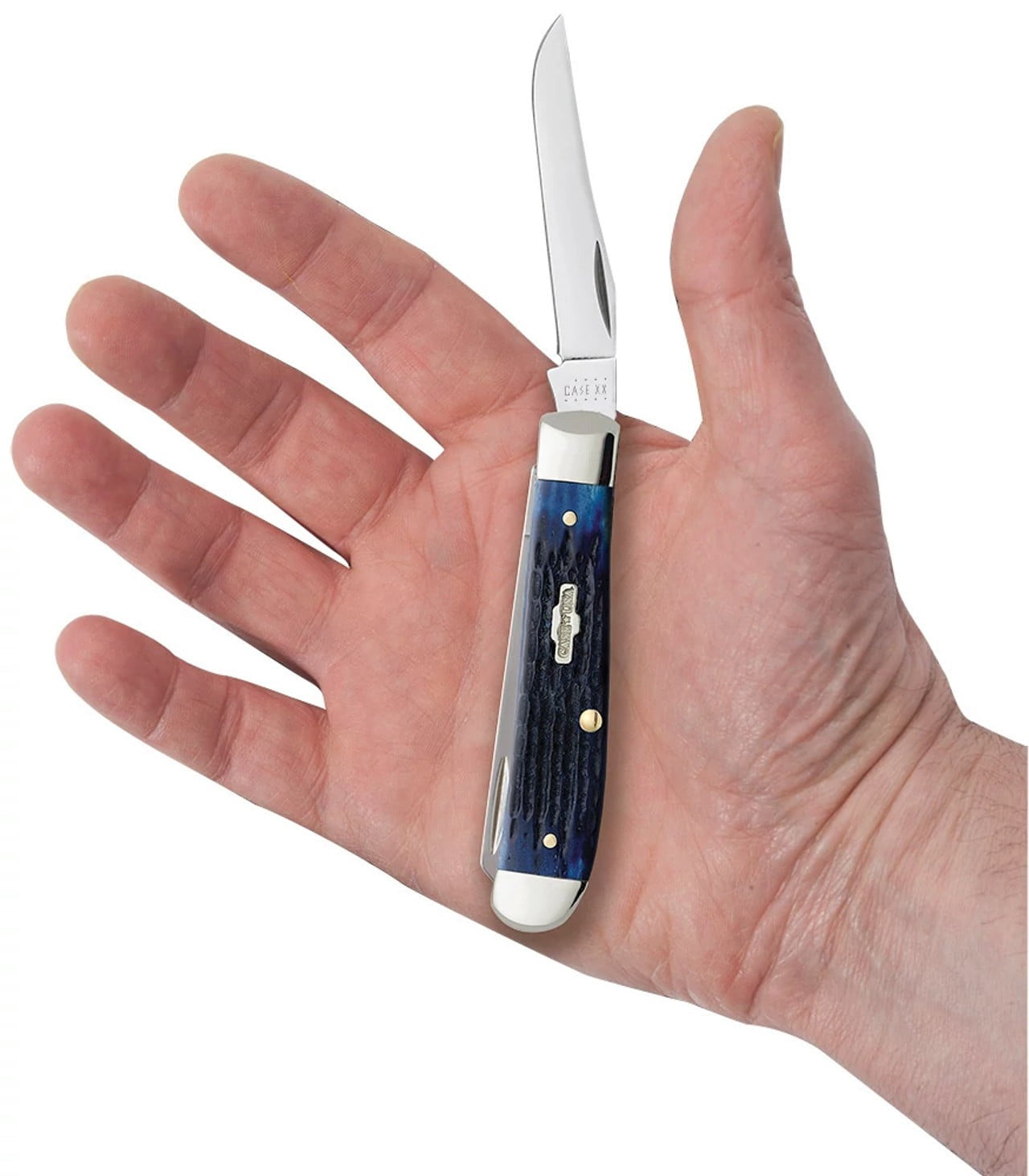 Case XX Blue Bone Rogers Corn Cob Jig Mini Trapper