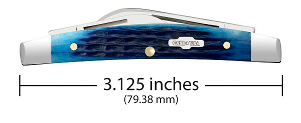 Case XX Blue Bone Rogers Corn Cob Jig Small Congress