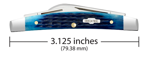Case XX Blue Bone Rogers Corn Cob Jig Small Congress