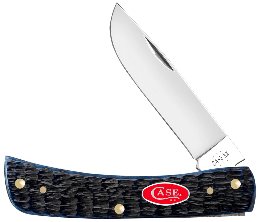 Case XX Navy Blue Bone Rogers Jig Sod Buster Jr