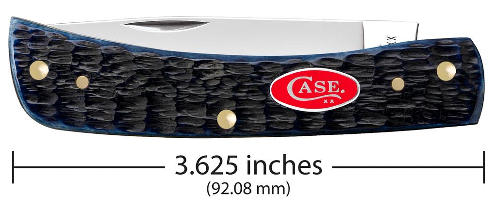 Case XX Navy Blue Bone Rogers Jig Sod Buster Jr
