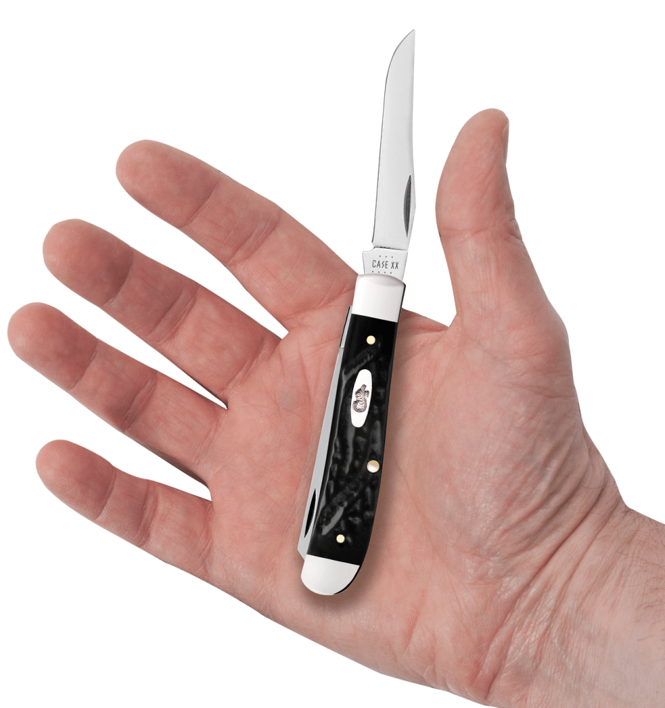 Case XX Black Synthetic Rough Jig Mini Trapper