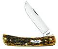 Case Amber Bone Peach Seed Jig Sod Buster