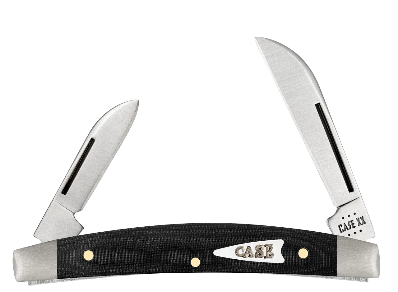 Case XX Black Micarta Smooth Small Congress