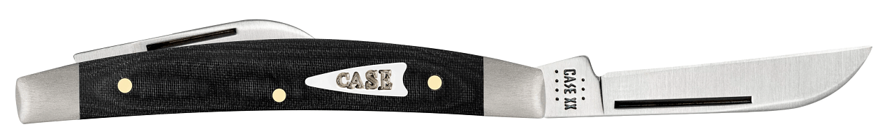 Case XX Black Micarta Smooth Small Congress