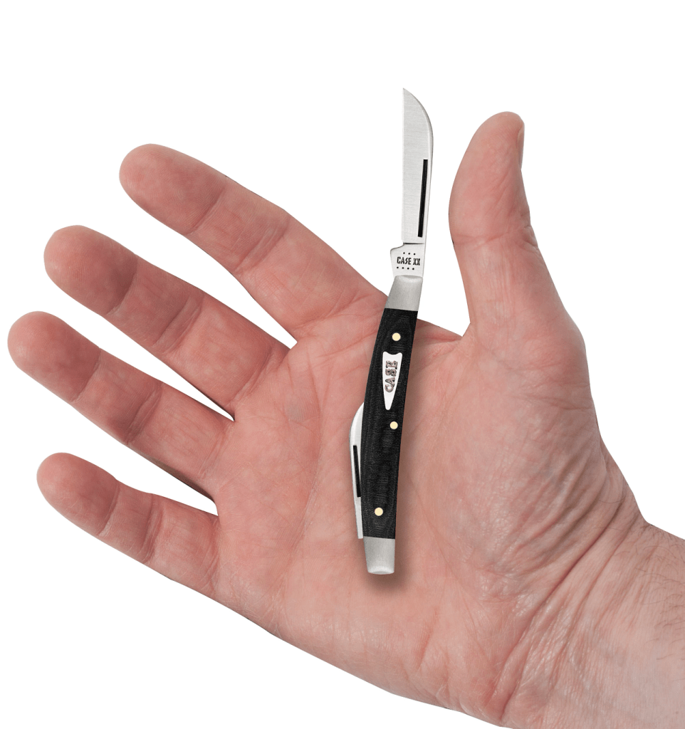 Case XX Black Micarta Smooth Small Congress