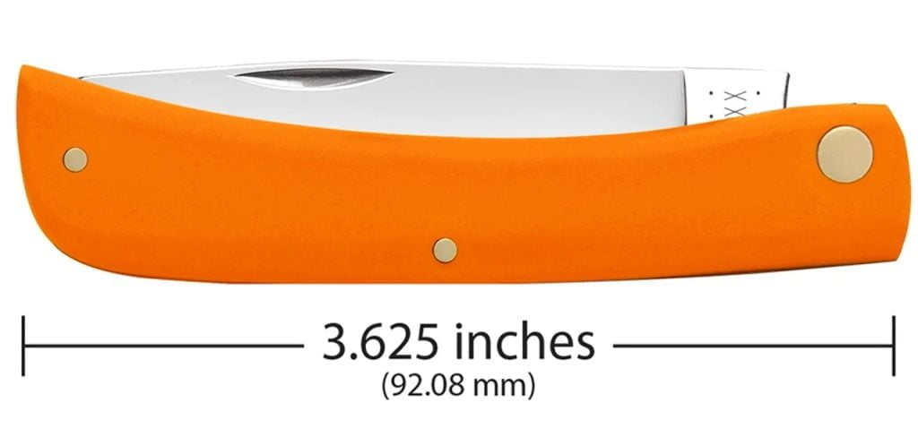 Case XX Orange Synthetic Sod Buster Jr