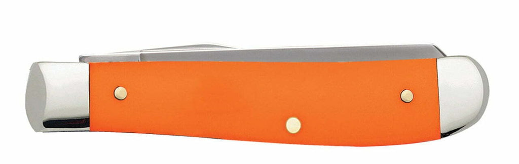 Case XX Orange Synthetic Smooth Mini Trapper