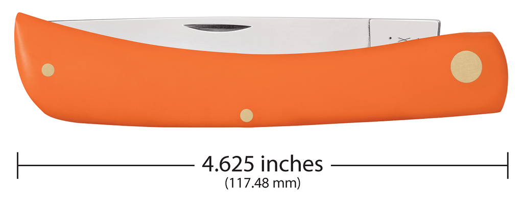 Case XX Orange Synthetic Smooth Sod Buster
