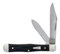 Case XX Black Micarta Smooth Small Swell Center Jack