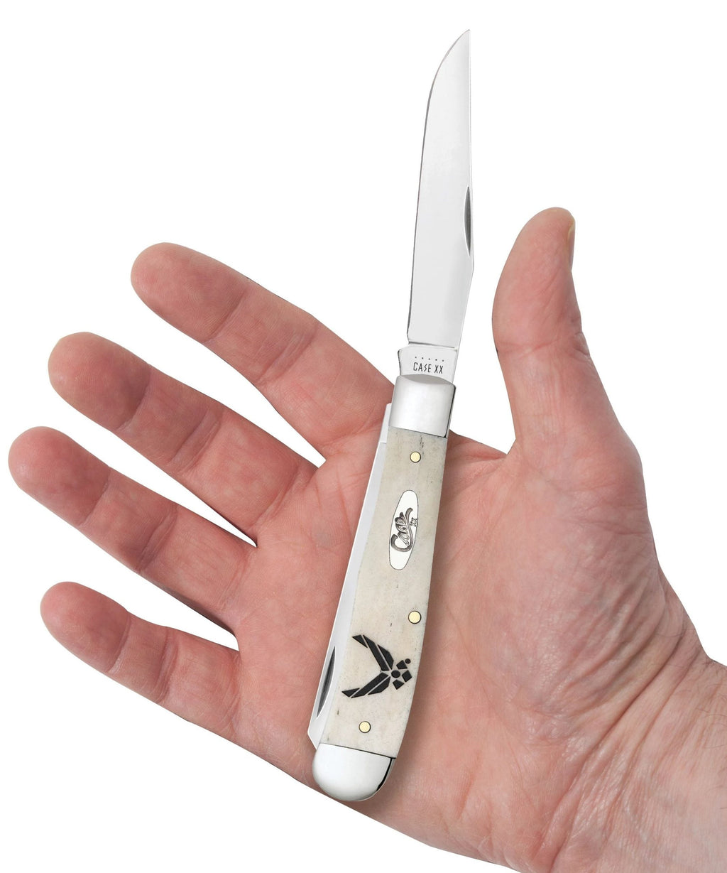 Case XX USAF Natural Bone Smooth Trapper