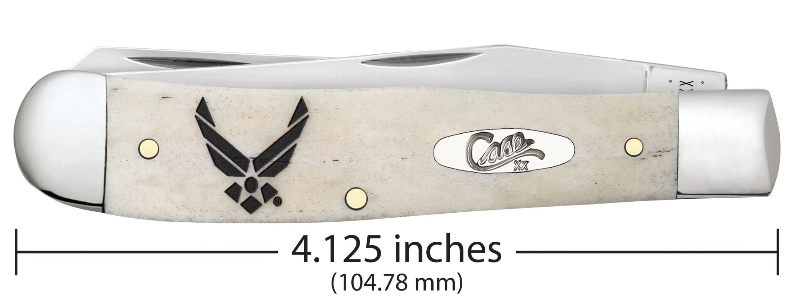 Case XX USAF Natural Bone Smooth Trapper