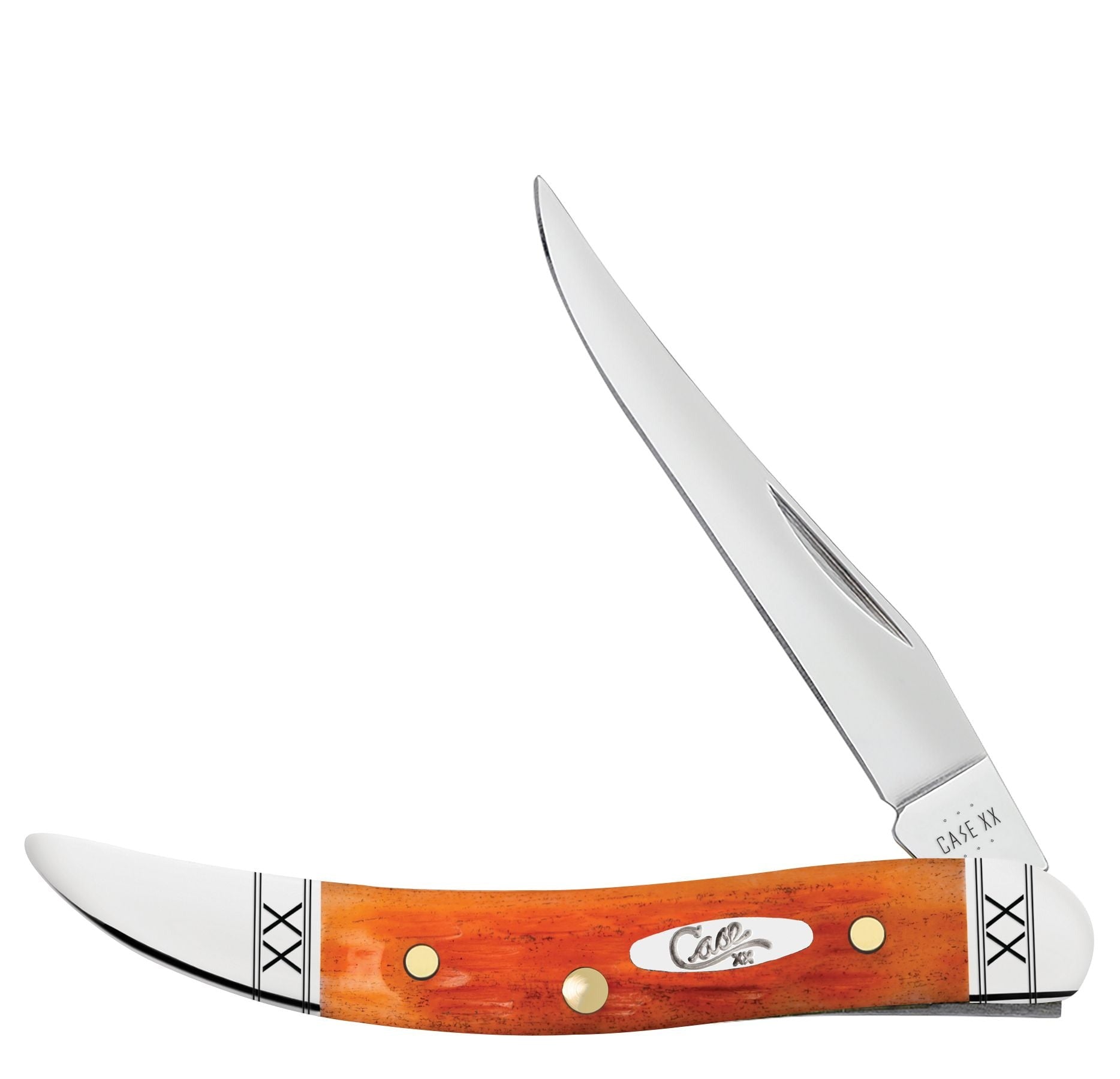 Case Cayenne Bone Crandall Jig Small Texas Toothpick