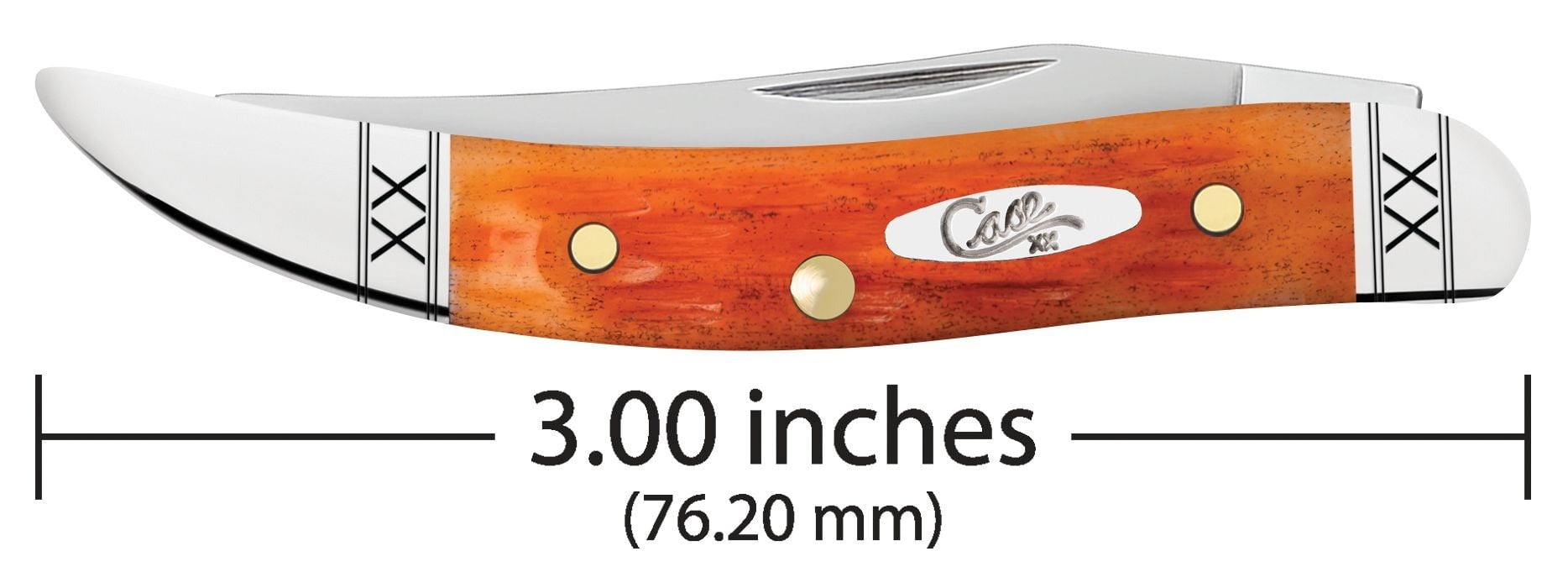 Case Cayenne Bone Crandall Jig Small Texas Toothpick