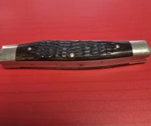 Case 1977 Brown Bone Moose Pocket Knife (Used)