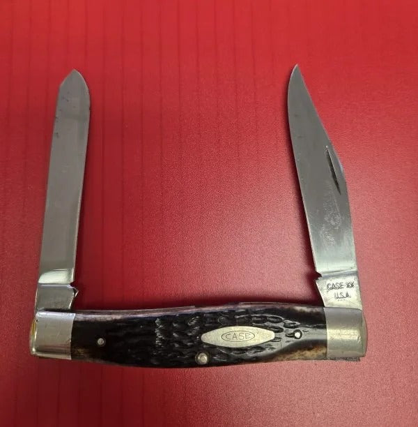 Case 1977 Brown Bone Moose Pocket Knife (Used)