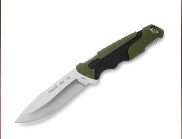 Buck Large Green Molded Handle Fixed Pursuit