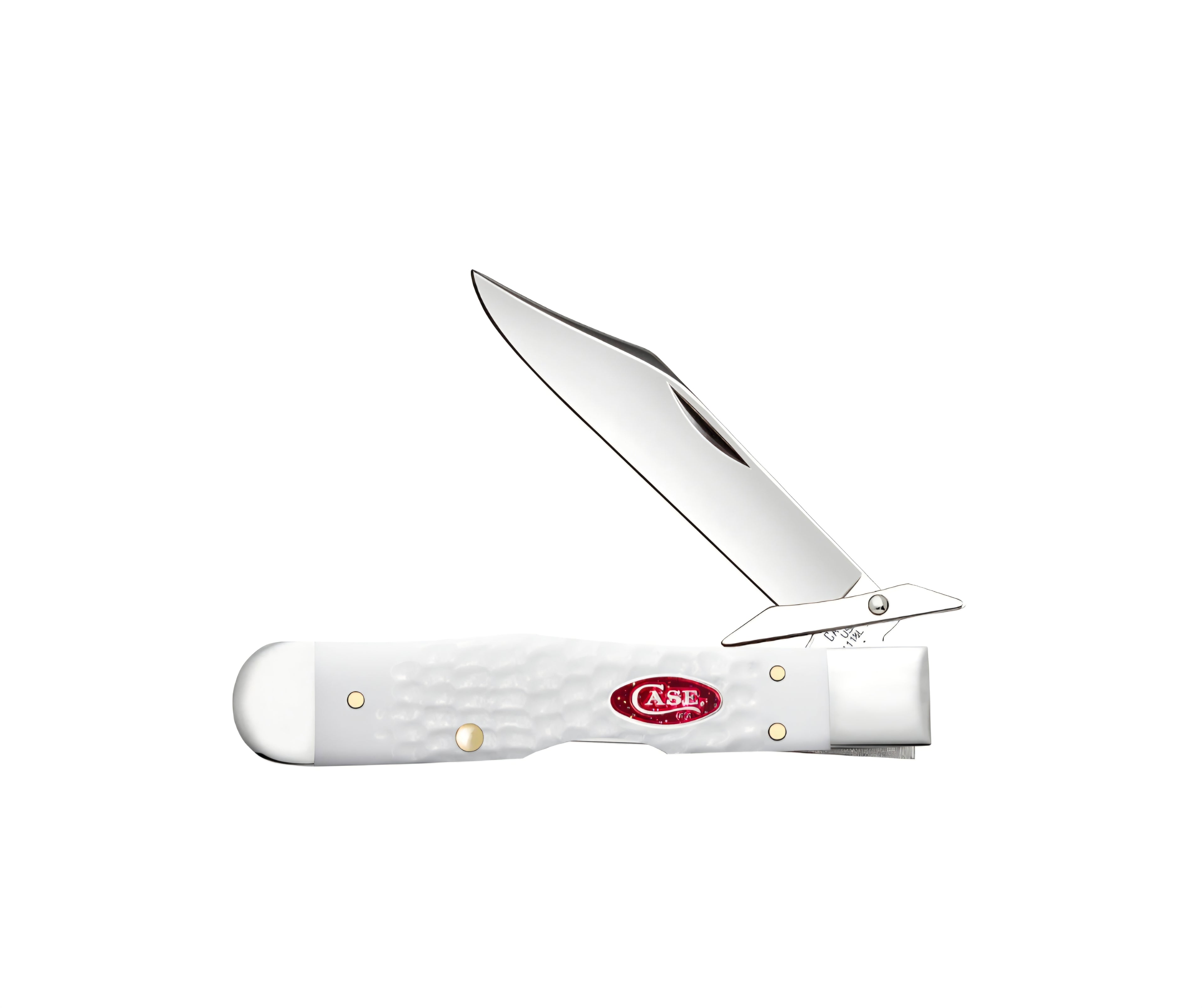 Case XX  White Synthetic Standard Jig Cheetah Cub
