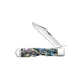 Case XX Abalone Cheetah Cub Pocket Knife