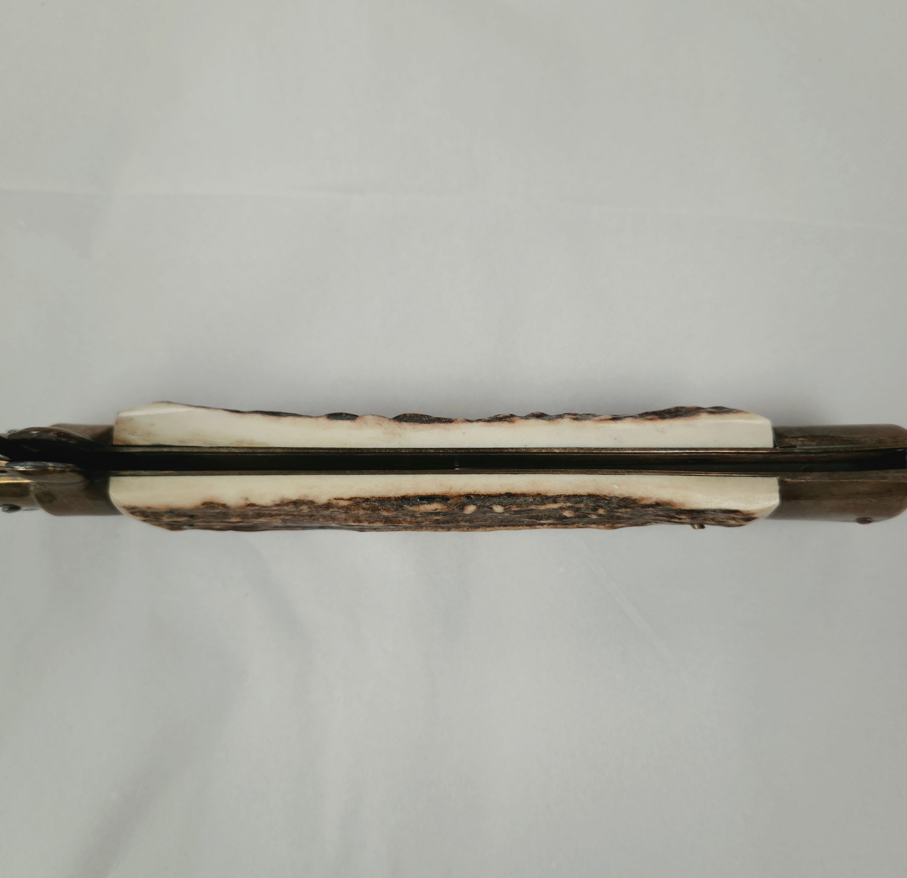 Vintage 1970-1980's Kissing Crane Stage Handle Stiletto Folding Lock back