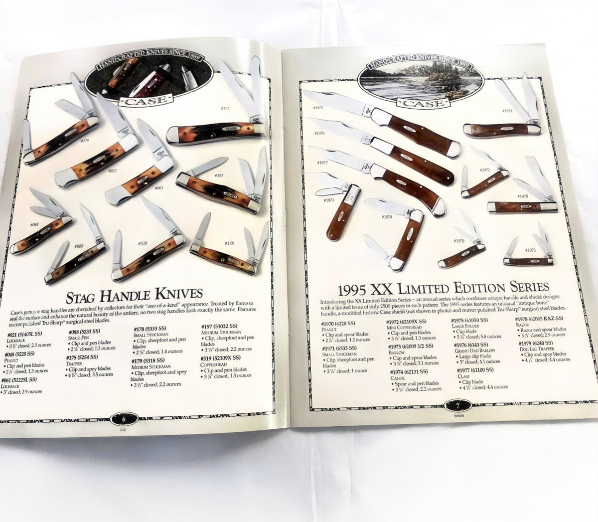 Case XX 1995 Catalog & Price Sheet