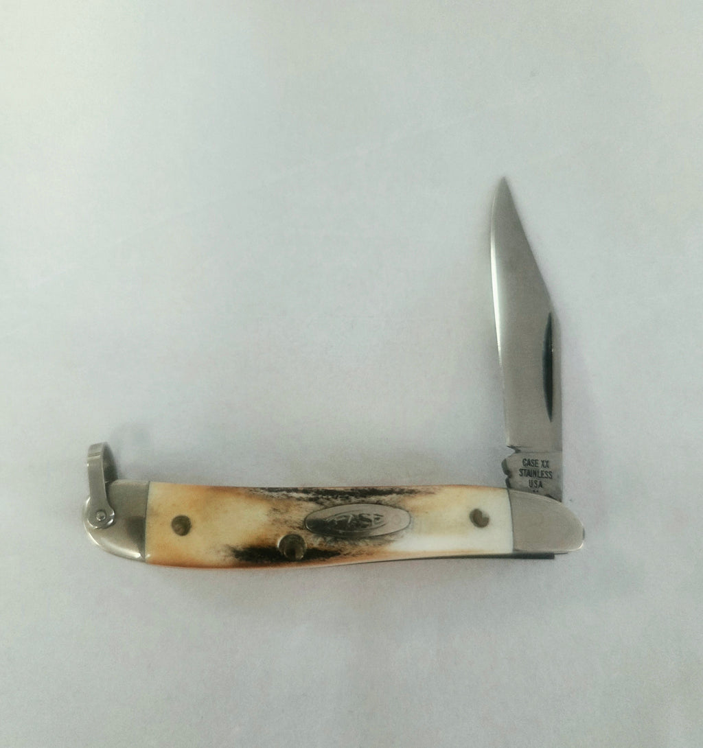 Case XX Vintage 5120R SSP Stag Pocket Knife with Bail (1965–1969)