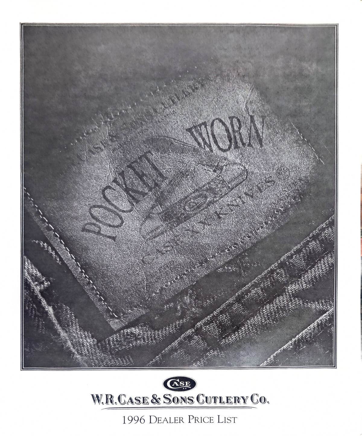W.R. Case & Sons Cutlery Co. New 1996 Price Guide