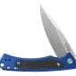 Case XX Blue Anodized Aluminum with Black G10 Inlay