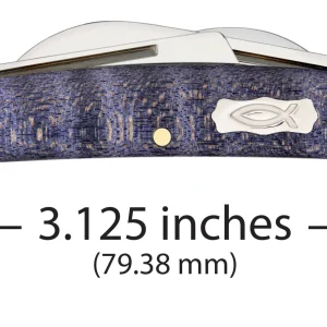 gjeaoggmmlpekys6zgla Case XX Purple Curly Maple Smooth Small Congress