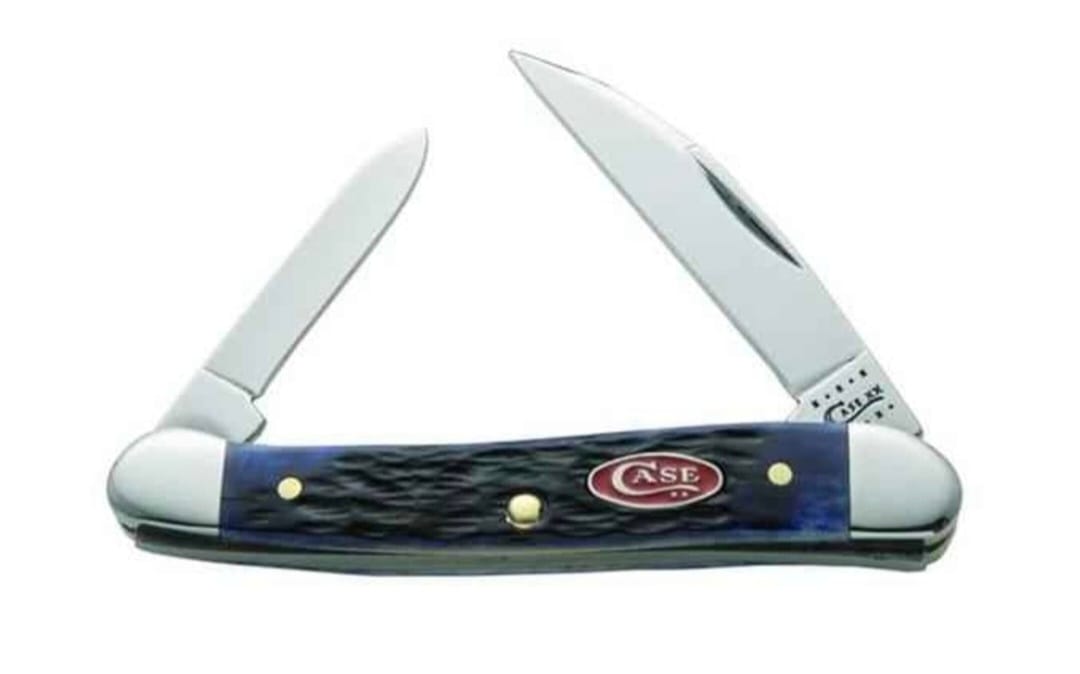 Case Rogers Jig Navy Blue Bone Mini Copperhead 07062 (62109W SS