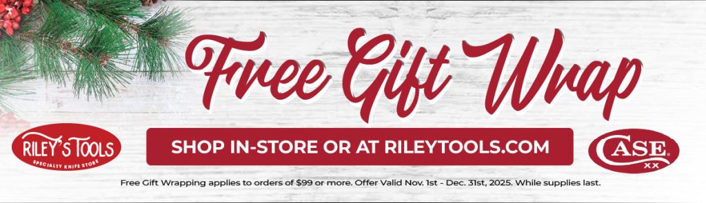 Free Gift Wrap on all orders $99 and over now until December 31st.